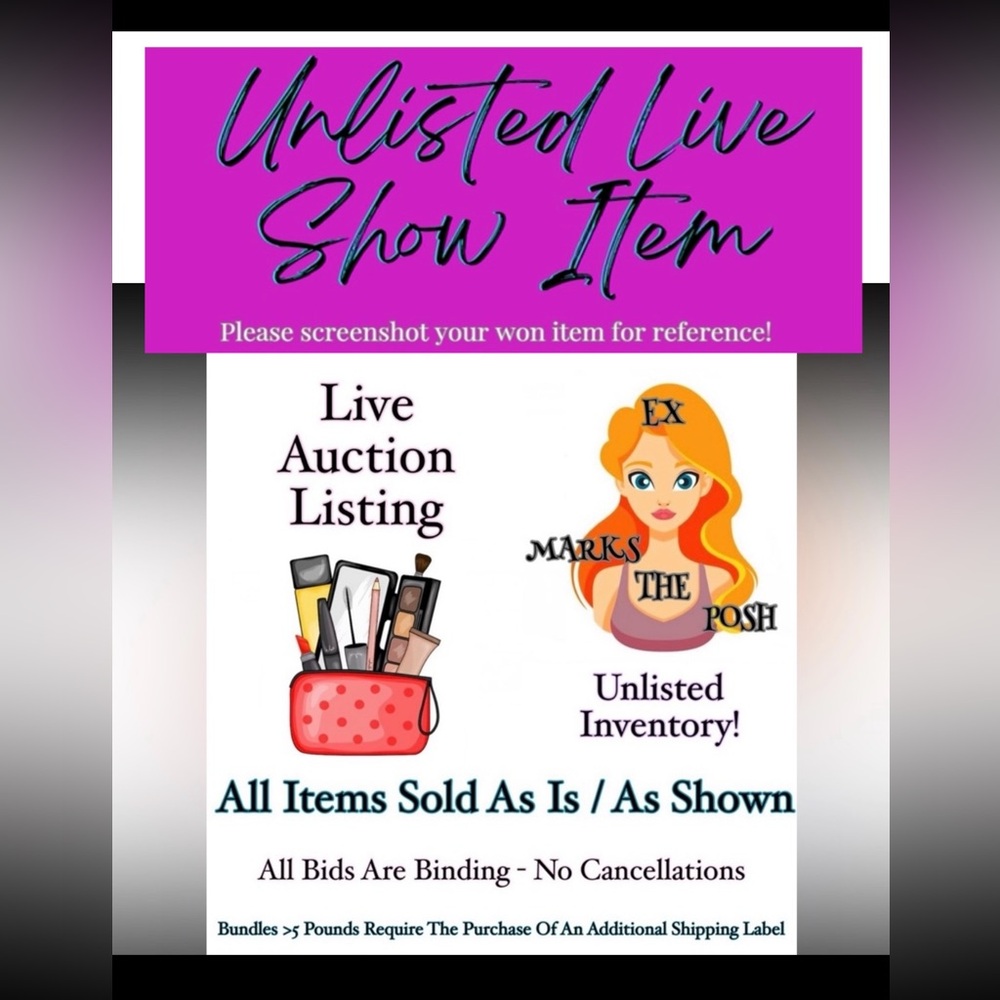 🛑Unlisted inventory for live show July 2nd @5pm PDT (6pm MDT, 7pm CDT, 8pm EDT)